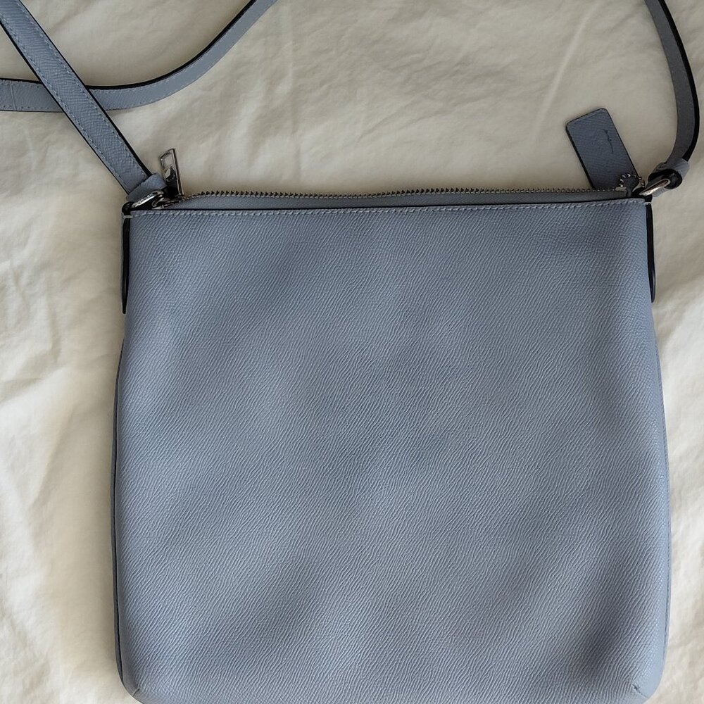 Coach Blue Leather Rowan File Crossbody Bag - Picture 4 of 6
